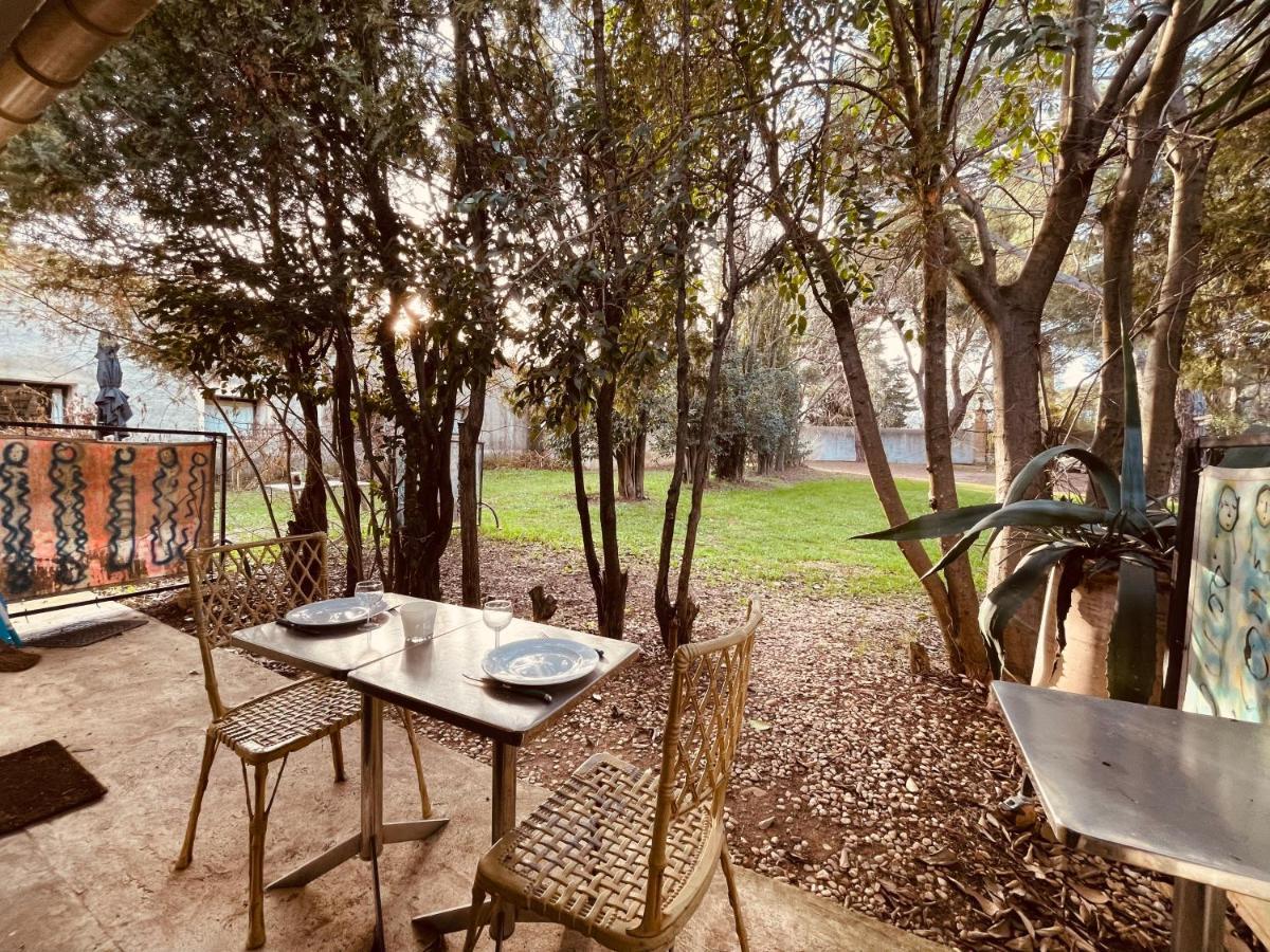 Charmant Studio Loft - Mas Bois Fontaine Nimes Luaran gambar