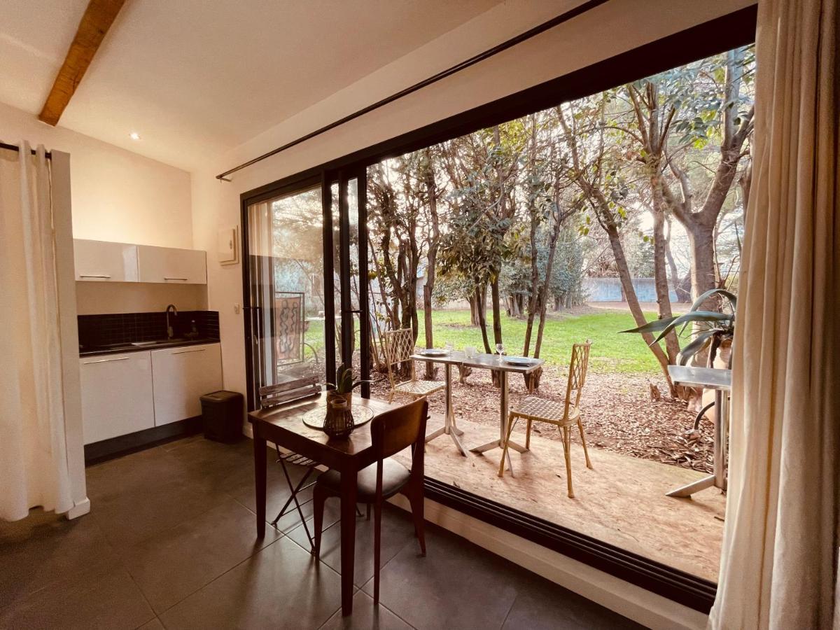 Charmant Studio Loft - Mas Bois Fontaine Nimes Luaran gambar